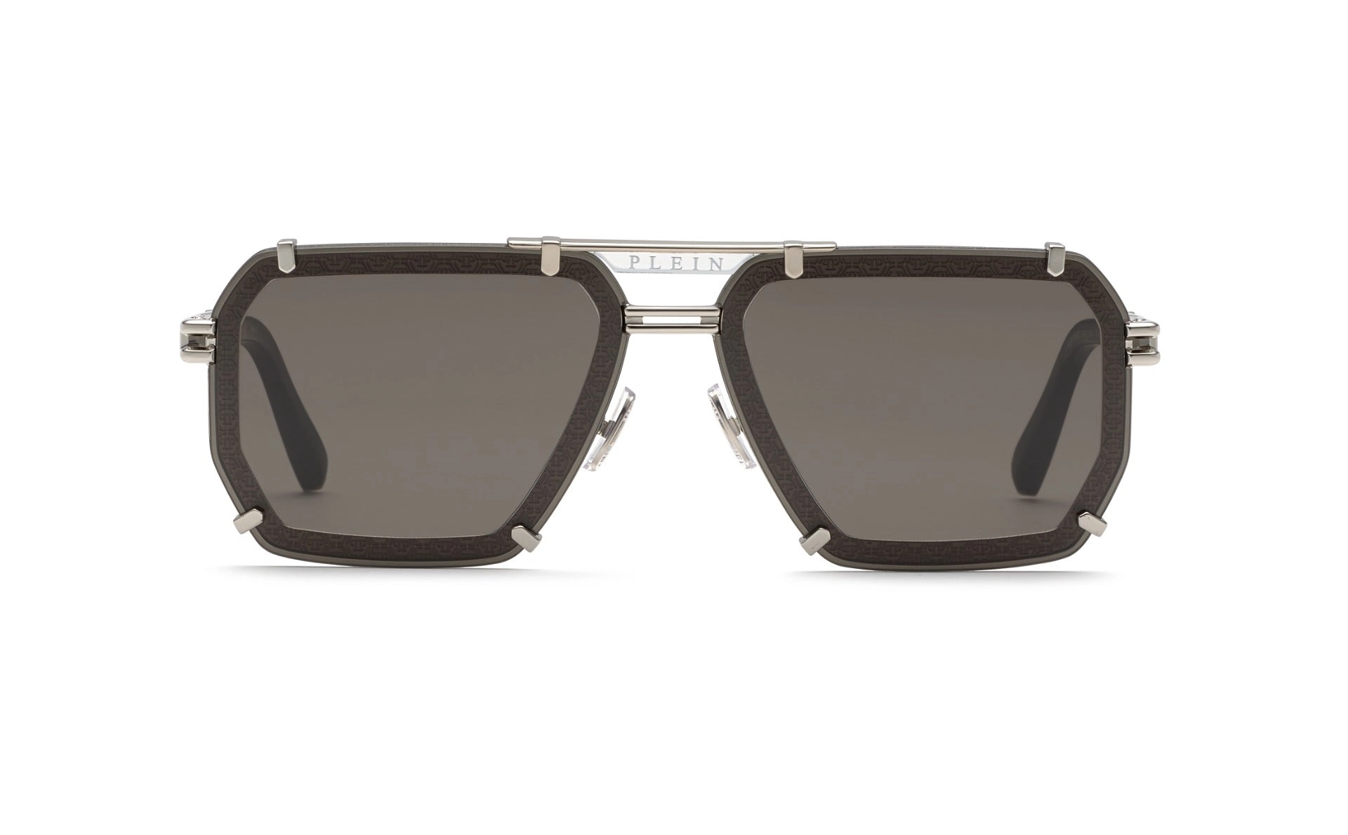 Philipp Plein SPP131 0K07 64 | Unisex Gri Güneş Gözlüğü